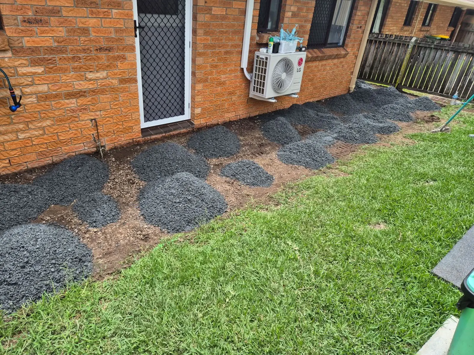 Footing excavation Brisbane residential