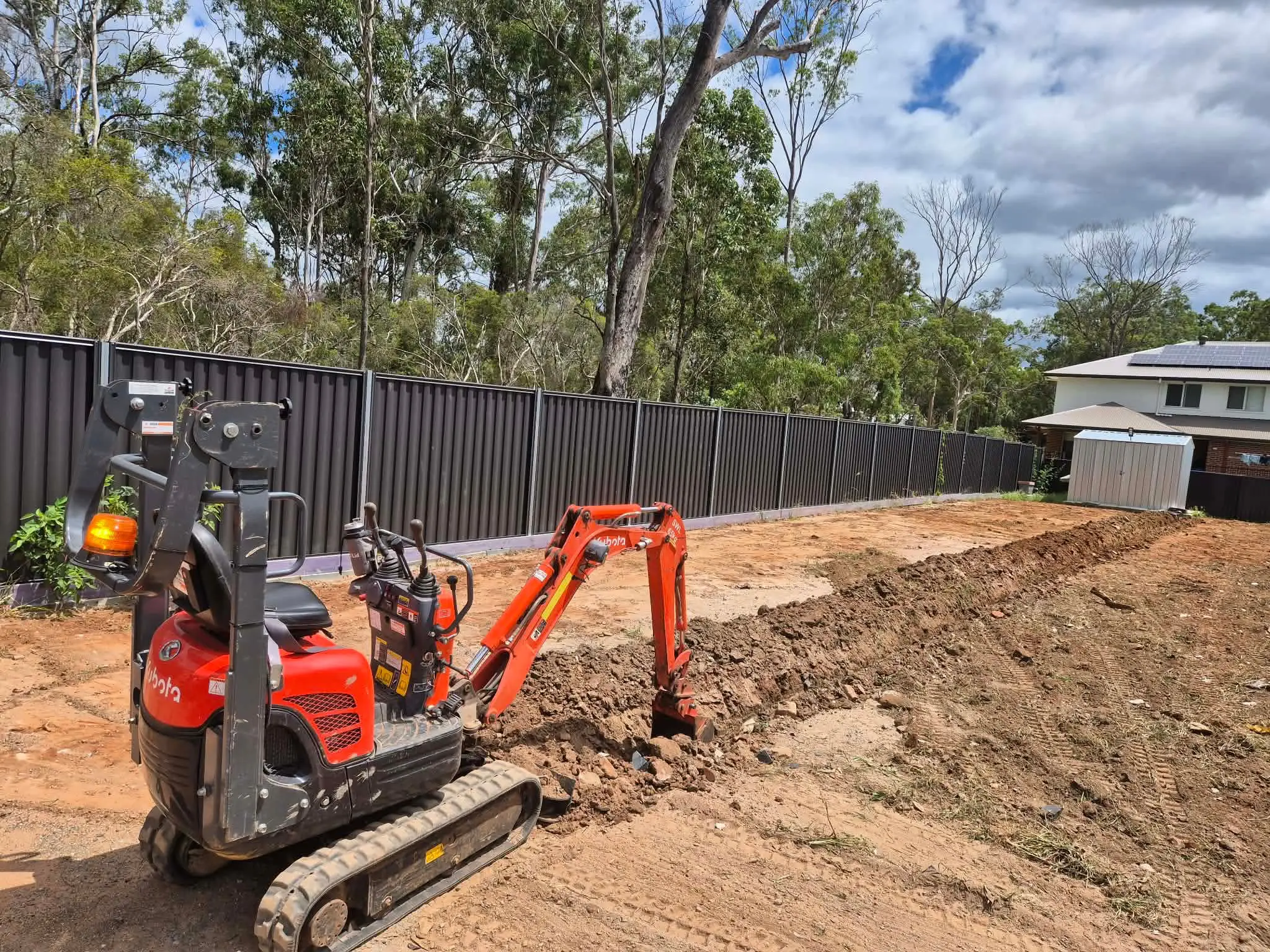 residential excavation ground levelling brisbane qld