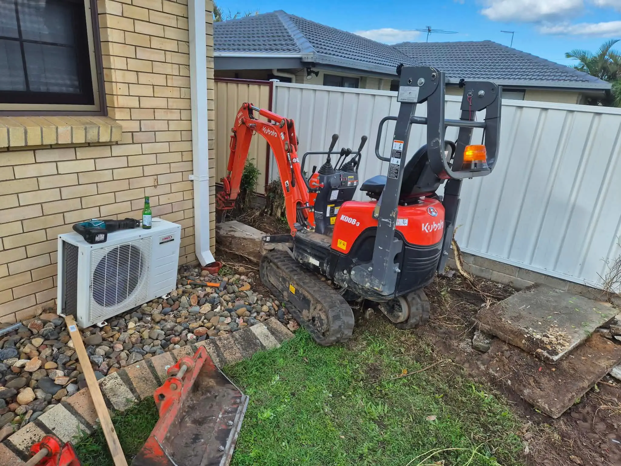 Drainage pipe ag pipe installation Brisbane QLD