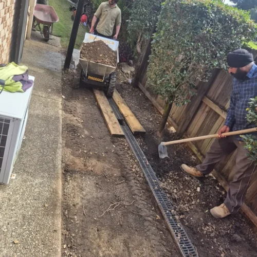 concrete sleeper retaining wall QLD